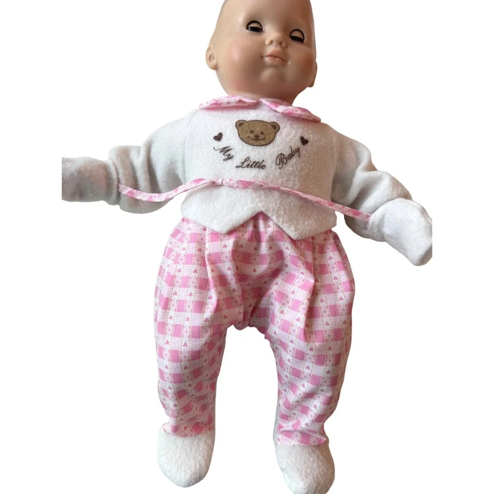 Vintage‎ American Girl Doll Bitty Baby Soft Body Sleep Eyes winter bunting mitts